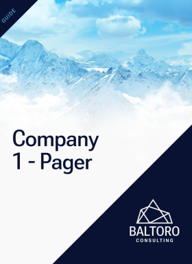 Company 1-Pager